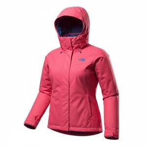 The North Face Women's Pink HyVent Waterproof Hooded Rain Jacket